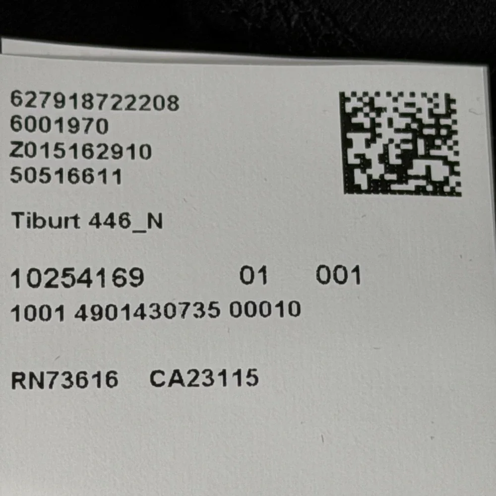 BOSS Hugo Boss Tiburt 446 Mercerised Black T-Shirt with Contrast Trim - Size S - Picture 7 of 7